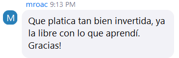 Testimonio 2 de alumno del diplomado