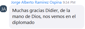 Testimonio 4 de alumno del diplomado